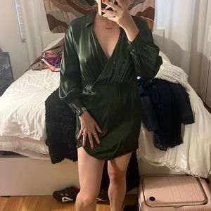 Green Dress from Zara